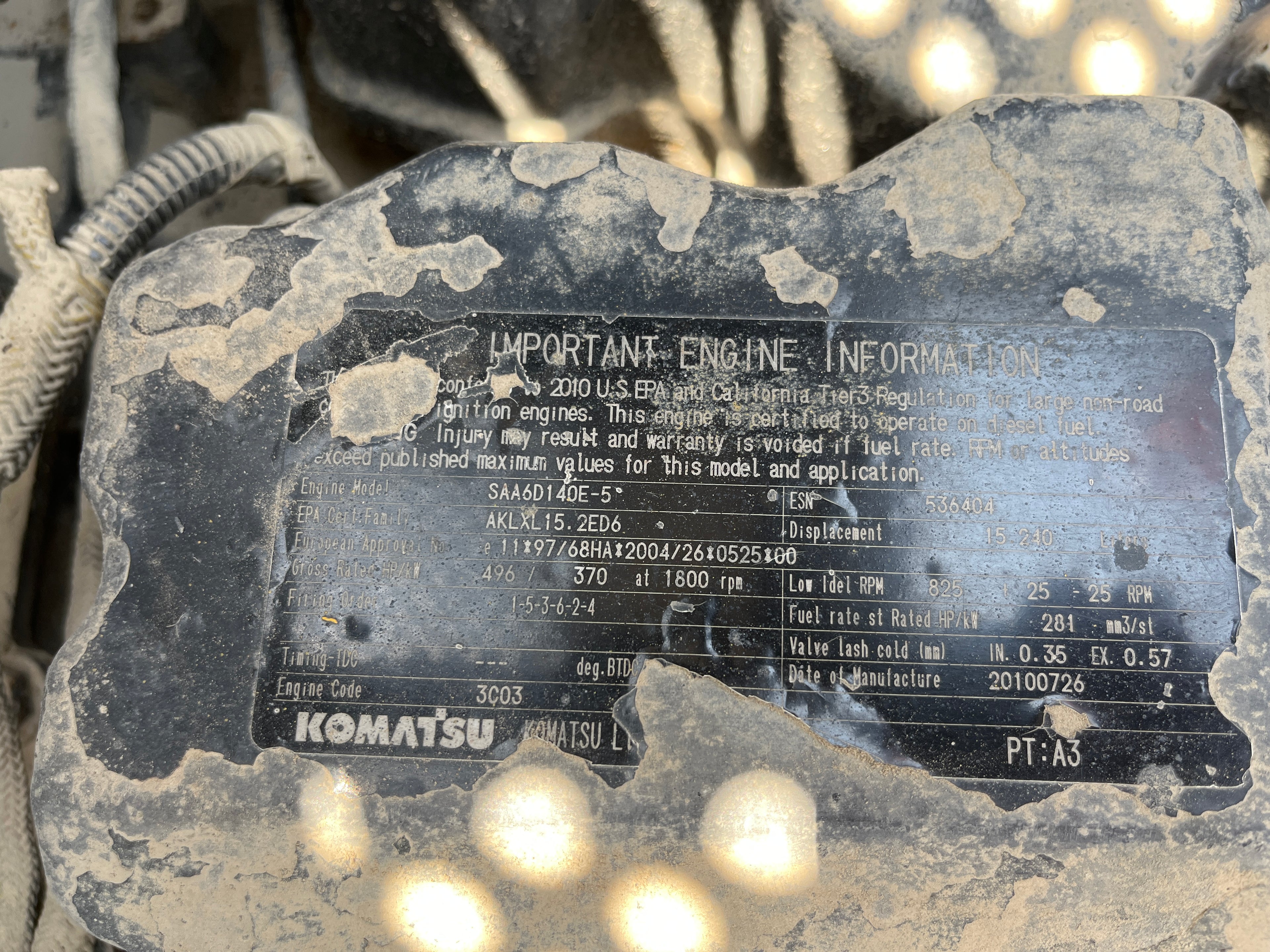 Lot 013 - 2010 Komatsu PC800-8 LONG REACH