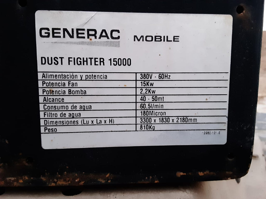 Lot 035 - 2019 GENERAC DF 15000