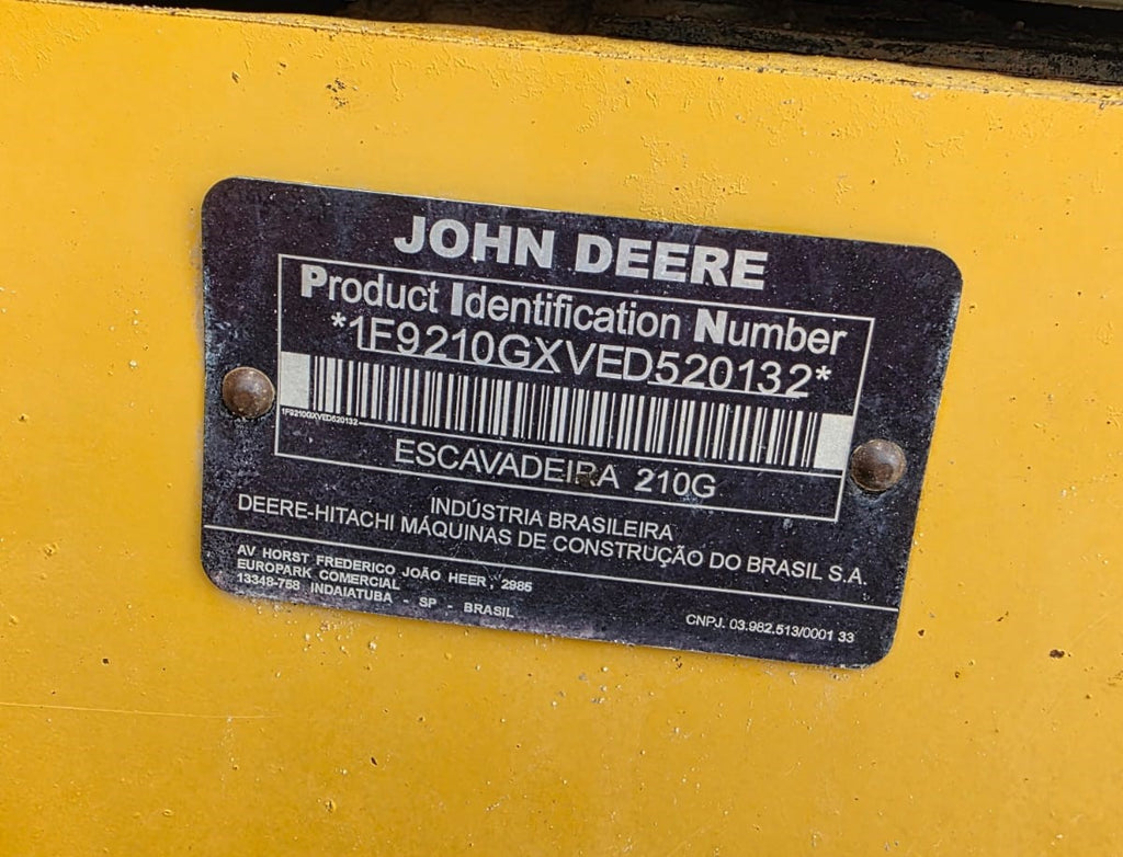 Lot 018 - 2015 John Deere 210G